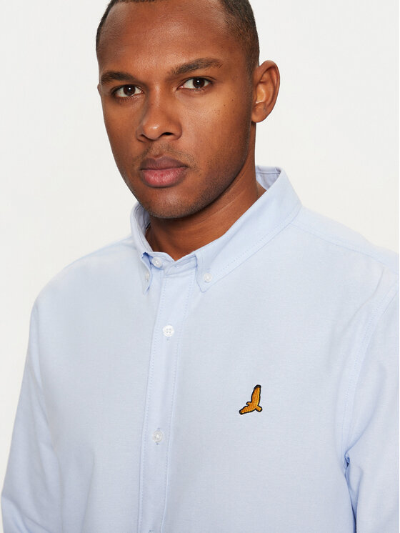 Brave Soul Brave Soul Сорочка MSH-230CLAUDIANB Голубий Slim Fit