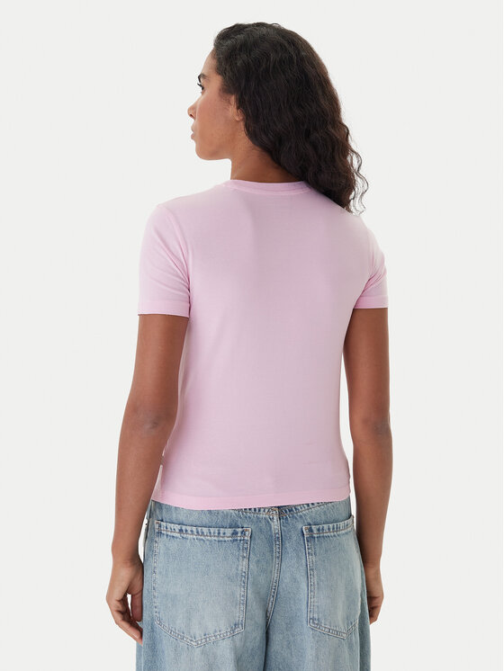 Guess Jeans Guess Jeans Póló W6RI15 J1314 Rózsaszín Regular Fit