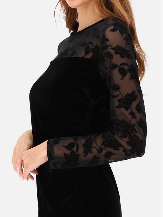 L’AF L’AF Sukienka koktajlowa Izabel Czarny Regular Fit