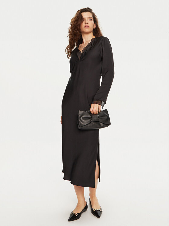 Calvin Klein Calvin Klein Φόρεμα κοκτέιλ K20K207845 Μαύρο Regular Fit