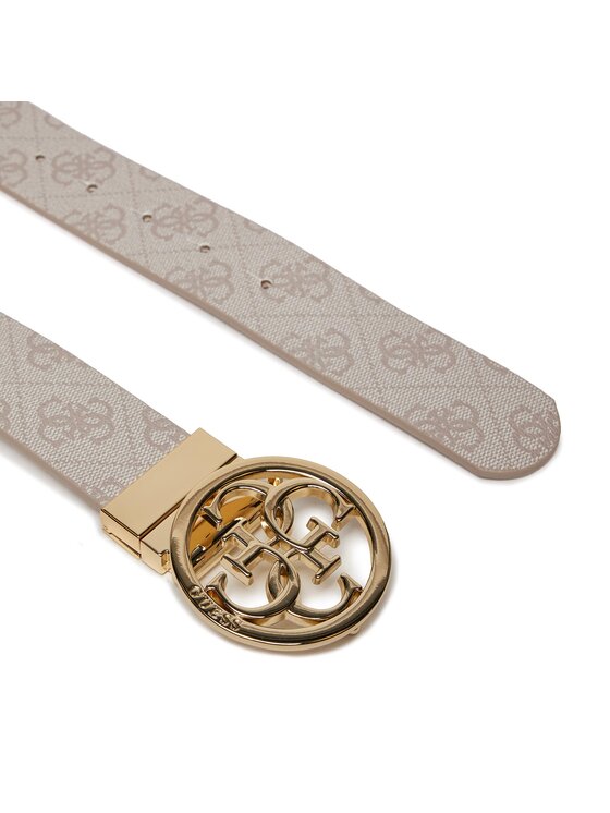 Guess Guess Pasek Damski Noelle BW9166 P4235 Beżowy