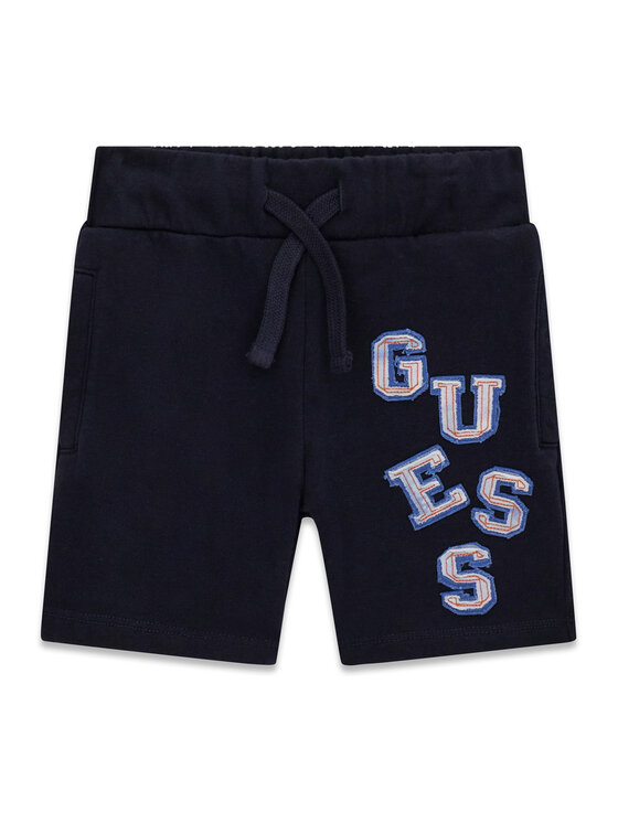 Guess Guess Športové kraťasy N6GD02 KA6R4 Tmavomodrá Regular Fit