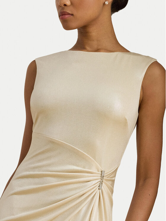 LAUREN RALPH LAUREN LAUREN RALPH LAUREN Večerné šaty 253P04060001 Béžová Slim Fit