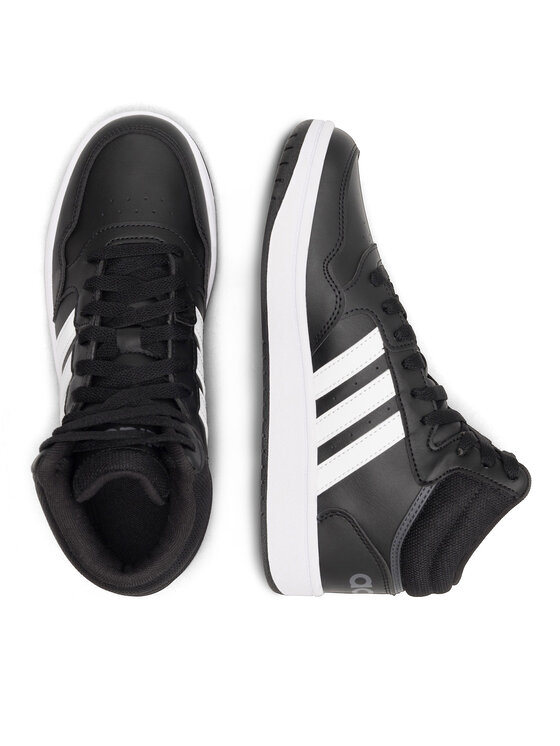 adidas adidas Снікерcи HOOPS MID 3.0 K GW0402 Чорний