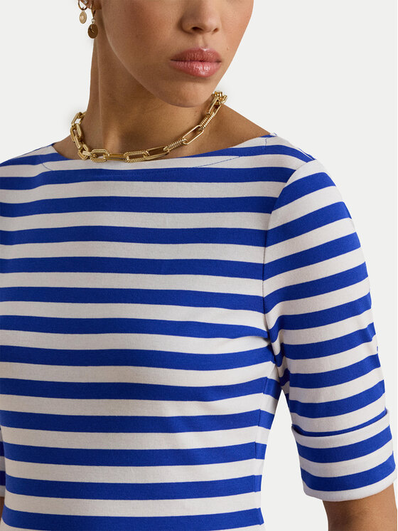 LAUREN RALPH LAUREN LAUREN RALPH LAUREN Блуза 200P03750002 Син Slim Fit