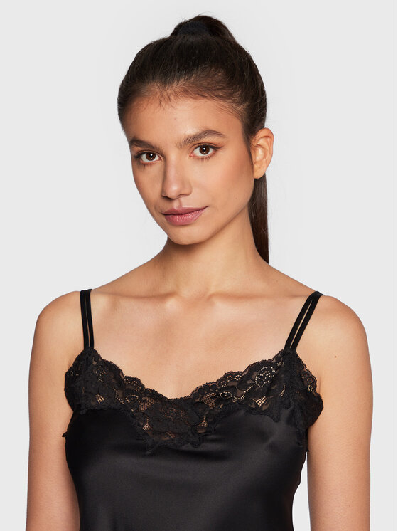 LAUREN RALPH LAUREN Lauren Ralph Lauren Pižama ILN11684 Črna Regular Fit
