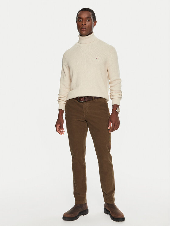 Tommy Hilfiger Tommy Hilfiger Гольф MW0MW36526 Бежевий Regular Fit