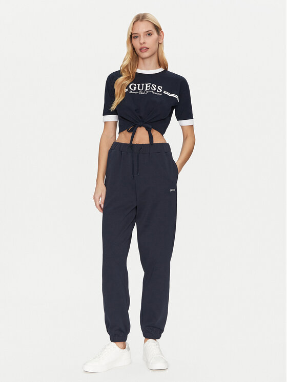 Guess Guess Melegítő alsó V5GB03 KCS01 Sötétkék Regular Fit
