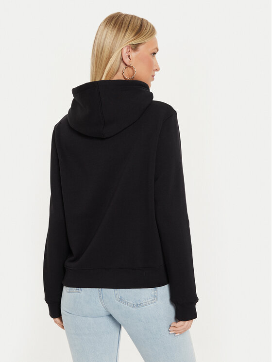 Guess Jeans Guess Jeans Sweatshirt W4YQ04 KC811 Schwarz Classic Fit