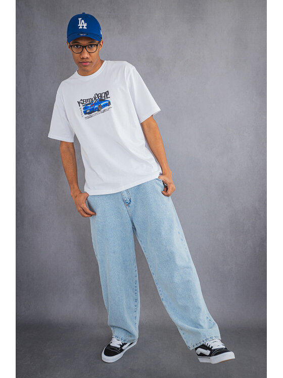 Kamuflage Kamuflage T-Shirt R34 Biały Relaxed Fit