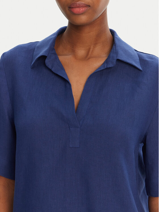 Marella Marella Blusa Nave 2515111032 Blu Regular Fit