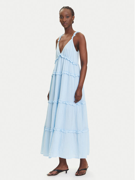 YAS YAS Sommerkleid Anina 26038014 Himmelblau Regular Fit