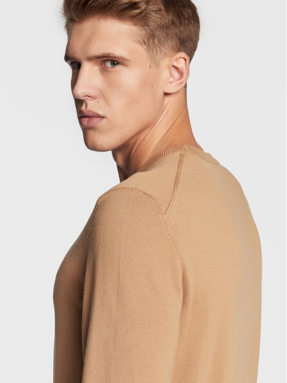 BOSS Boss Pullover Baram-L 50476363 Braun Regular Fit