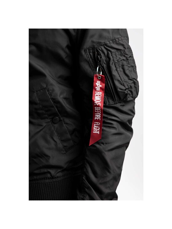 Alpha Industries Alpha Industries Kurtka przejściowa MA-1 TT Hood 196108-515 Czarny Classic Fit