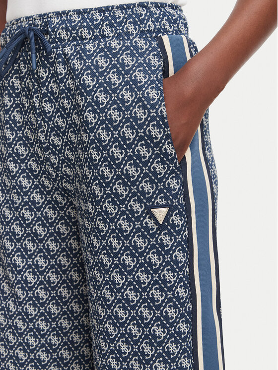 Guess Guess Долнище анцуг V6YB27 K5181 Тъмносин Relaxed Fit