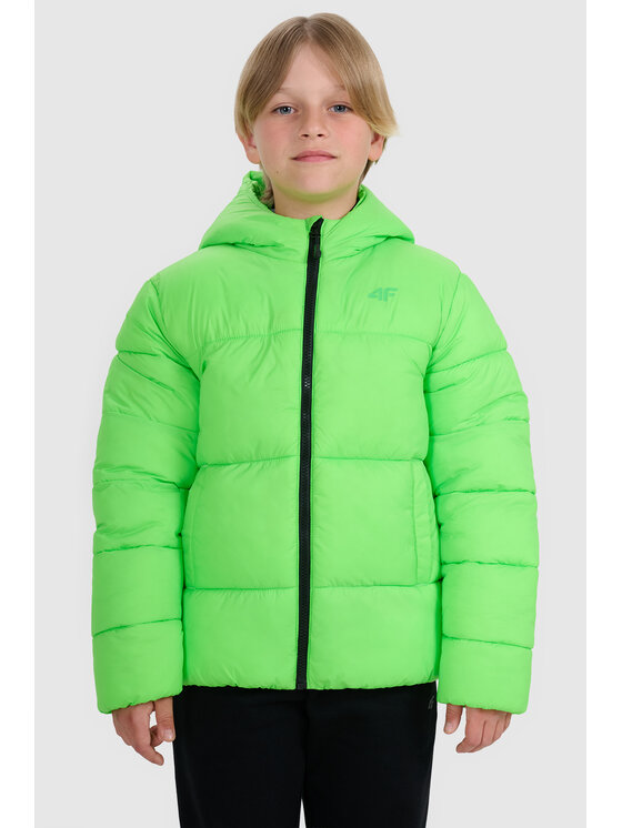 4F 4F Kurtka puchowa OUTERWEAR Zielony Regular Fit