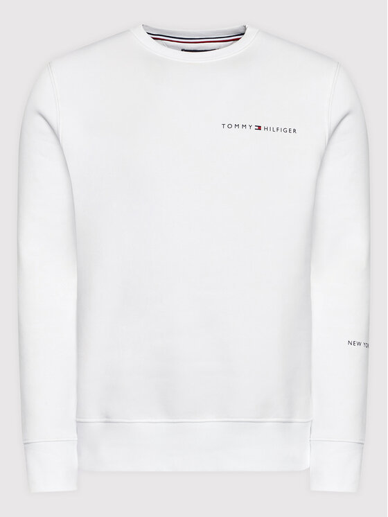 Tommy Hilfiger Tommy Hilfiger Μπλούζα Multi Placement MW0MW22199 Λευκό Regular Fit