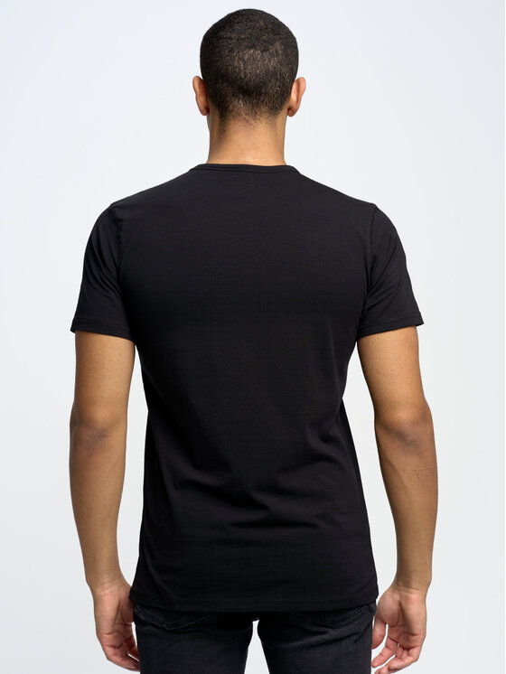 BIG STAR BIG STAR T-Shirt supiclassic_906 Czarny Slim Fit