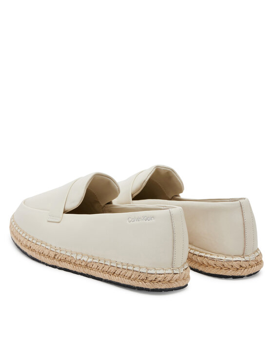 Calvin Klein Calvin Klein Espadrilles Espadrille W/Ck Hw - Lth HW0HW02390 Écru