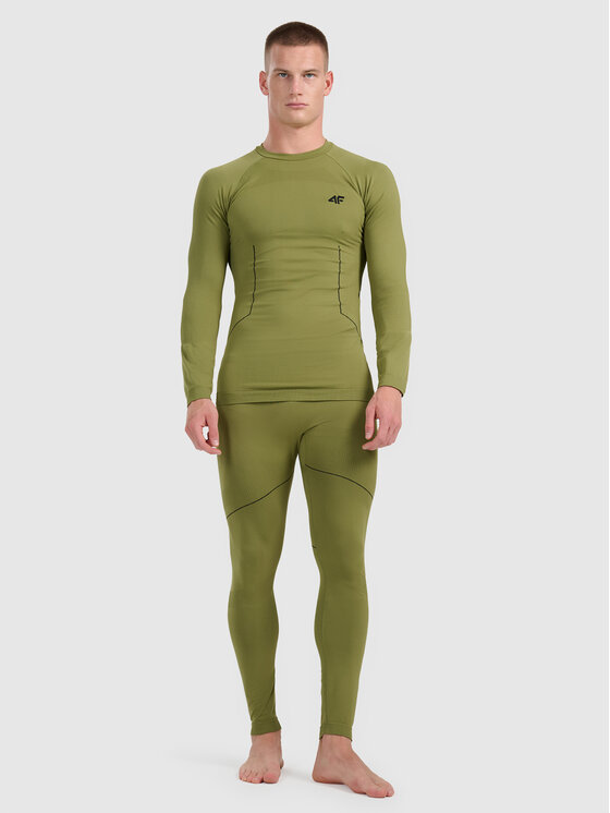 4F 4F Bielizna termoaktywna górna APRES SKI Khaki