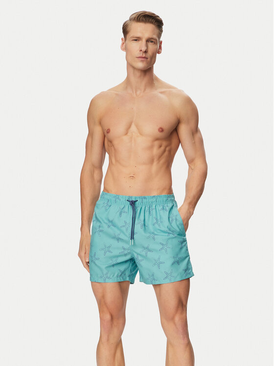 Ysabel Mora Ysabel Mora Szorty kąpielowe 90388 Zielony jasny Regular Fit
