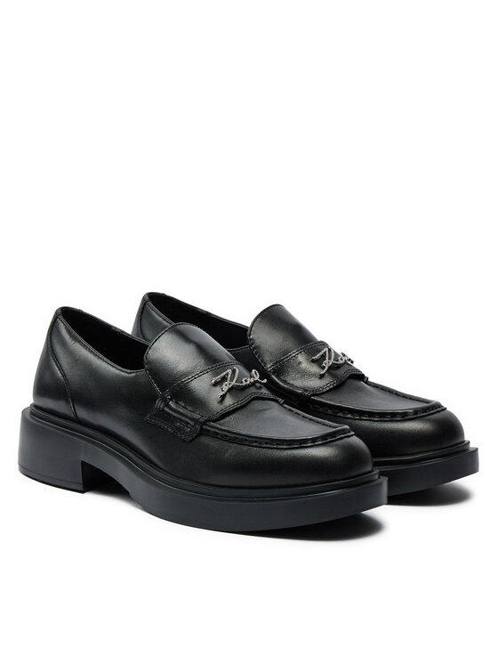 KARL LAGERFELD KARL LAGERFELD Loaferek KL41213 Fekete
