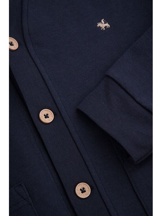 Coccodrillo Coccodrillo Sweter WC5172202EJB-015 Granatowy Regular Fit