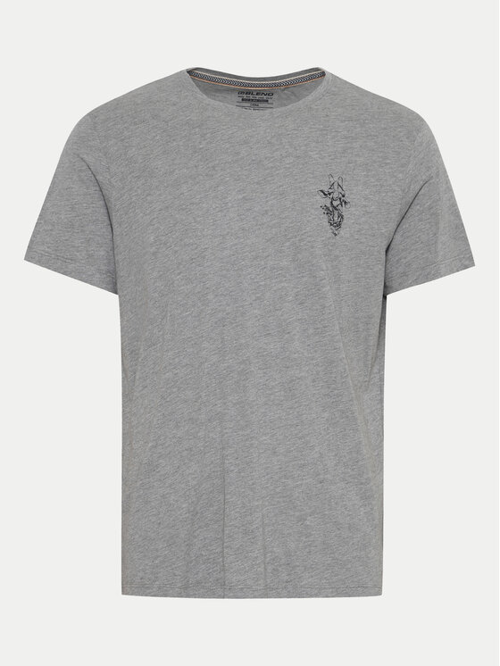 Blend Blend T-Shirt 20716511 Szary Regular Fit