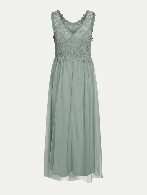 Vila Vila Вечірня сукня Lynnea 14052673 Зелений Regular Fit