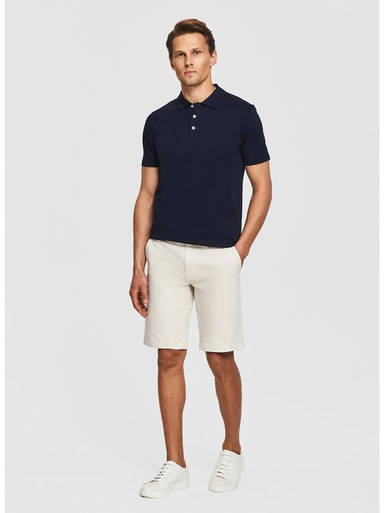 Pako Lorente Pako Lorente Polo P26SF-TX-015 Granatowy Classic Fit