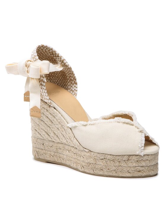 Castañer Espadrile Brianda/8ed/001 022992-203 Alb 022992-203 imagine noua