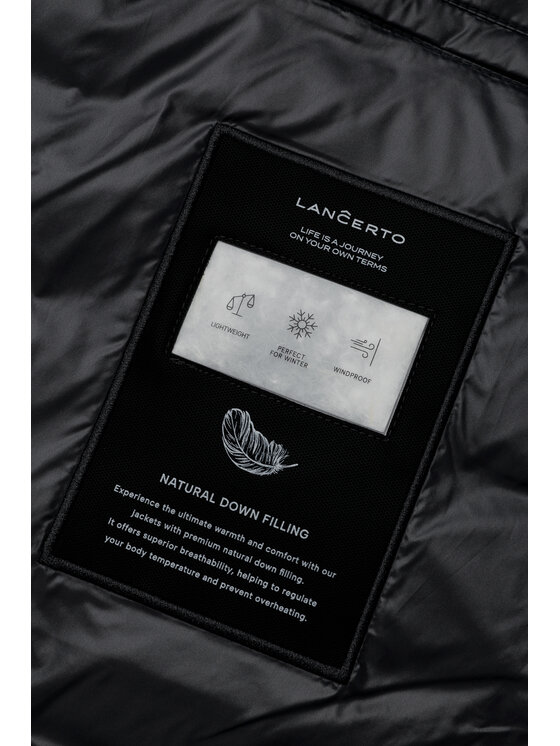 Lancerto Lancerto Kurtka przejściowa Livo Czarna KU073126000001 Czarny Regular Fit