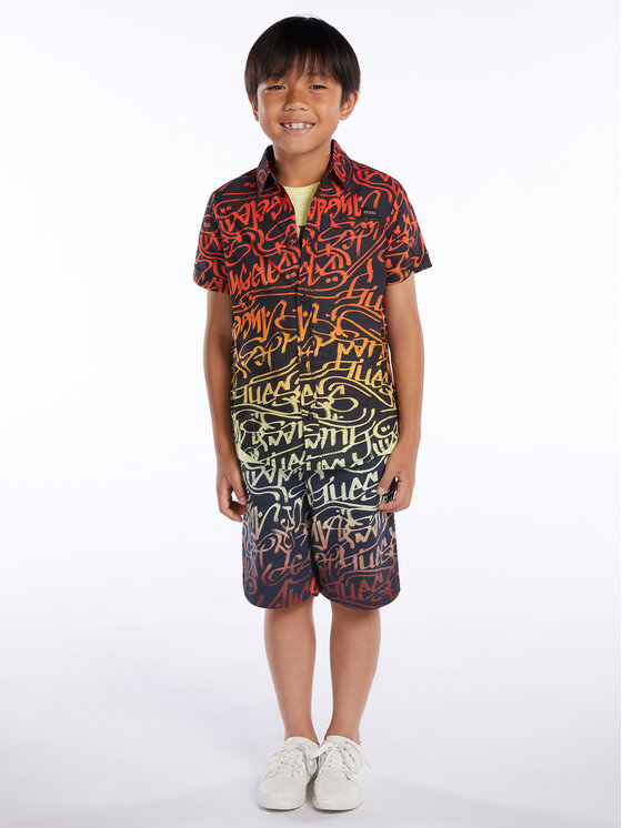 Guess Guess Marškiniai L3GH03 WFGQ0 Spalvota Regular Fit