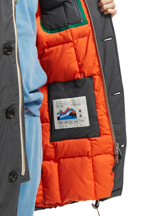 Scotch & Soda Scotch & Soda Parka 169114 Šedá Regular Fit