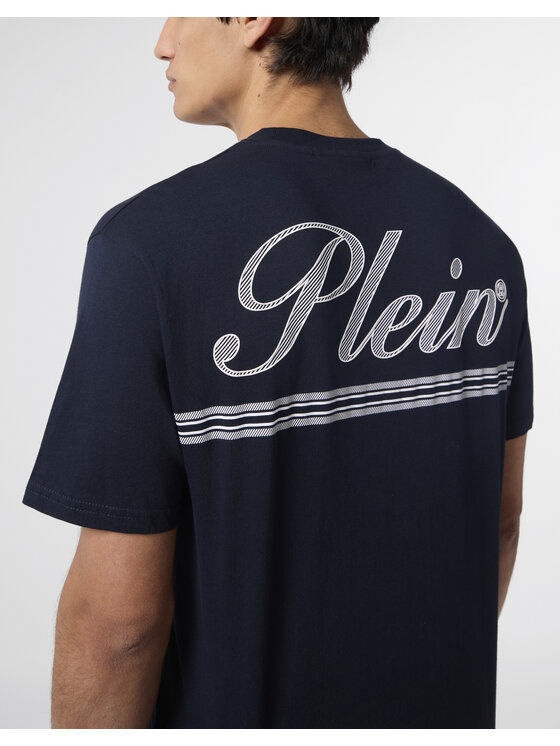 PHILIPP PLEIN PHILIPP PLEIN T-Shirt 29875 Granatowy Regular Fit