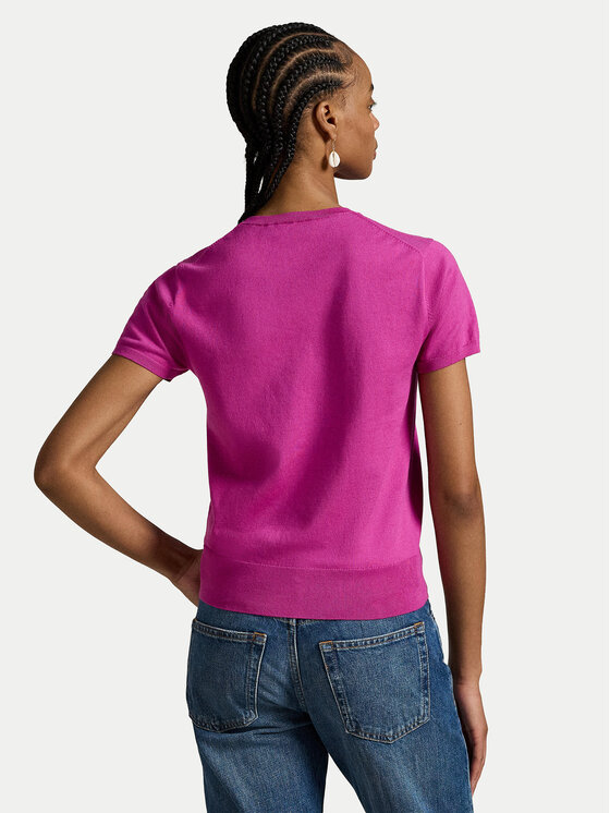 Polo Ralph Lauren Polo Ralph Lauren Marškinėliai 211971872010 Rožinė Slim Fit