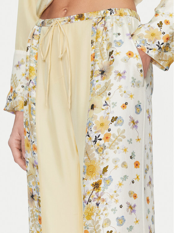 Munthe Munthe Штани з тканини Febert 251140025118 Бежевий Relaxed Fit