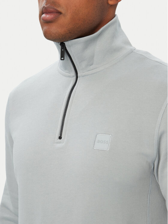 BOSS BOSS Megztinis Zetrust 50468926 Šviesiai pilka Regular Fit