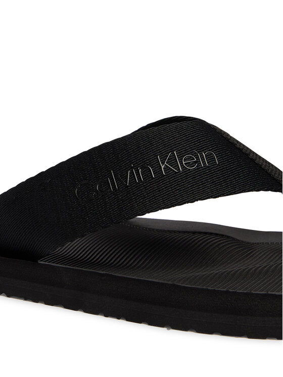 Calvin Klein Calvin Klein Flip-flops Logo Webbing Strap HM0HM02106 Fekete