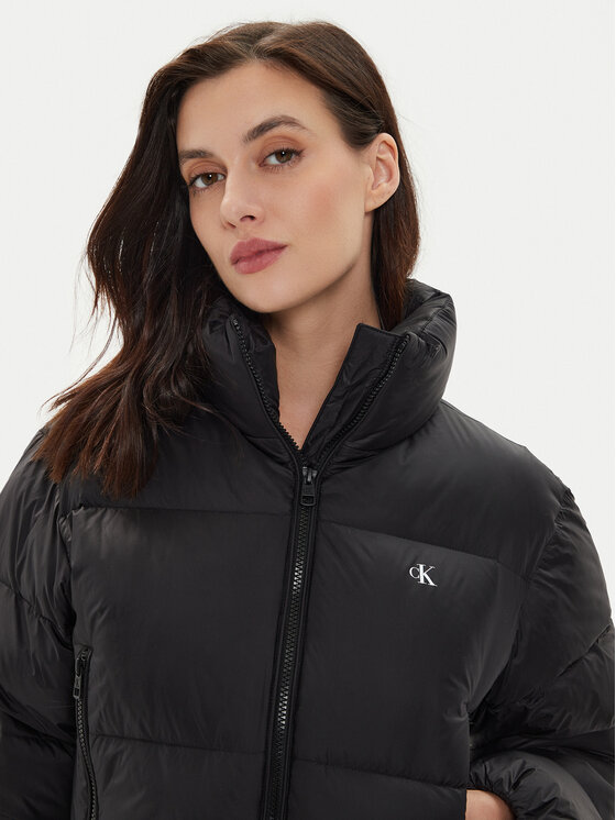 Calvin Klein Jeans Calvin Klein Jeans Μπουφάν πουπουλένιο J20J223577 Μαύρο Relaxed Fit