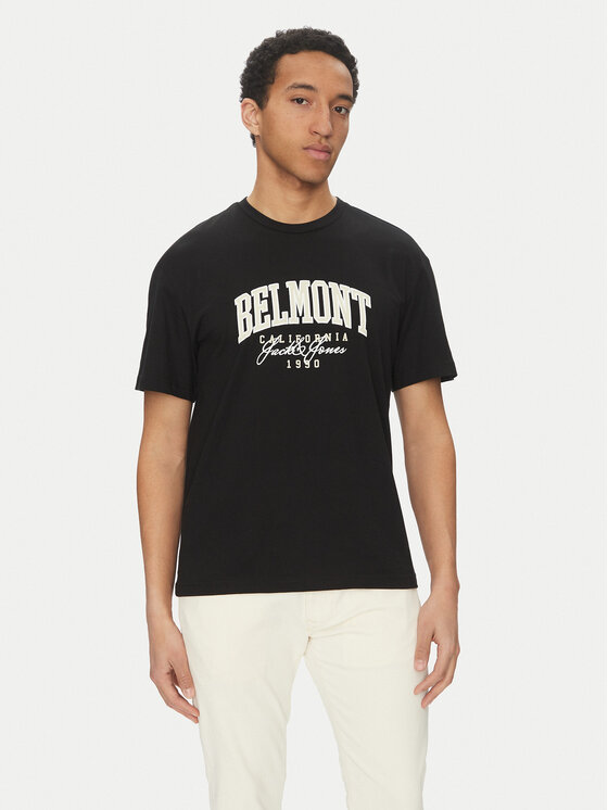 Jack & Jones Jack & Jones T-Shirt Detroit 12268441 Czarny Relaxed Fit