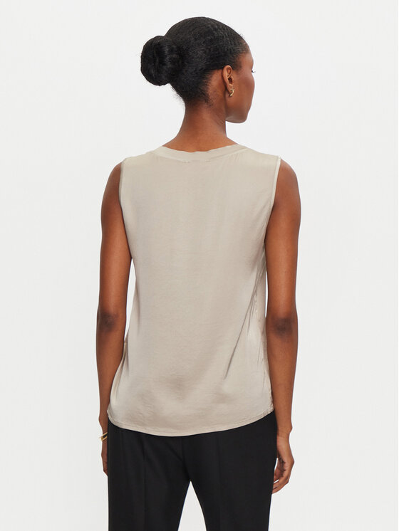 ViCOLO ViCOLO Blusa TB0038 Beige Regular Fit