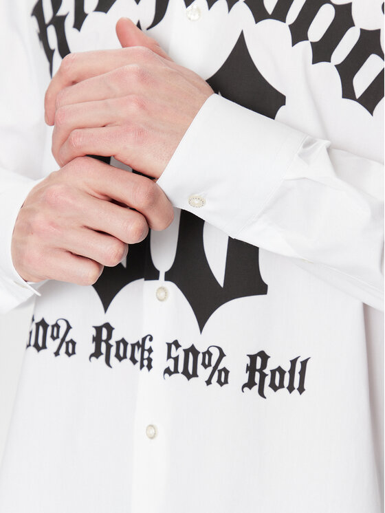 John Richmond John Richmond Košulja RMP23011CA Bijela Regular Fit