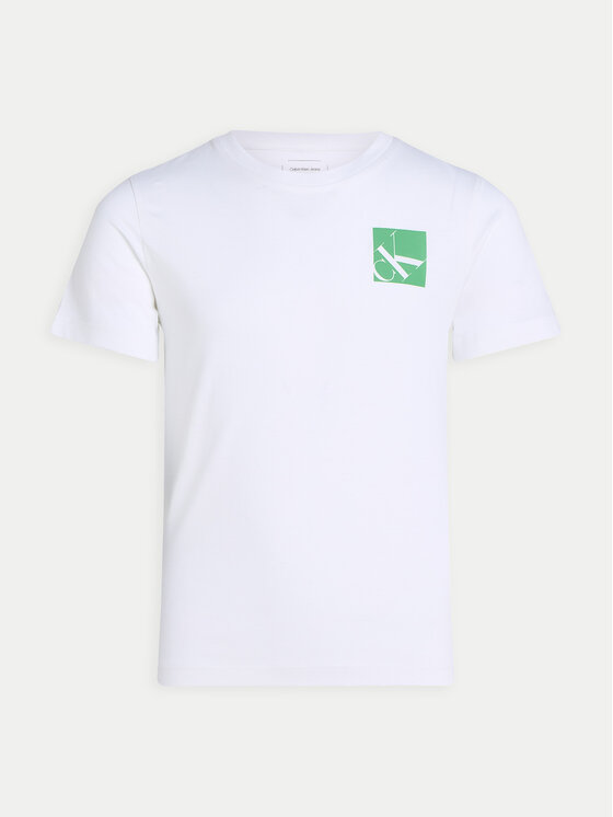 Calvin Klein Jeans Calvin Klein Jeans T-Shirt Shifted IB0IB02351 Weiß Regular Fit