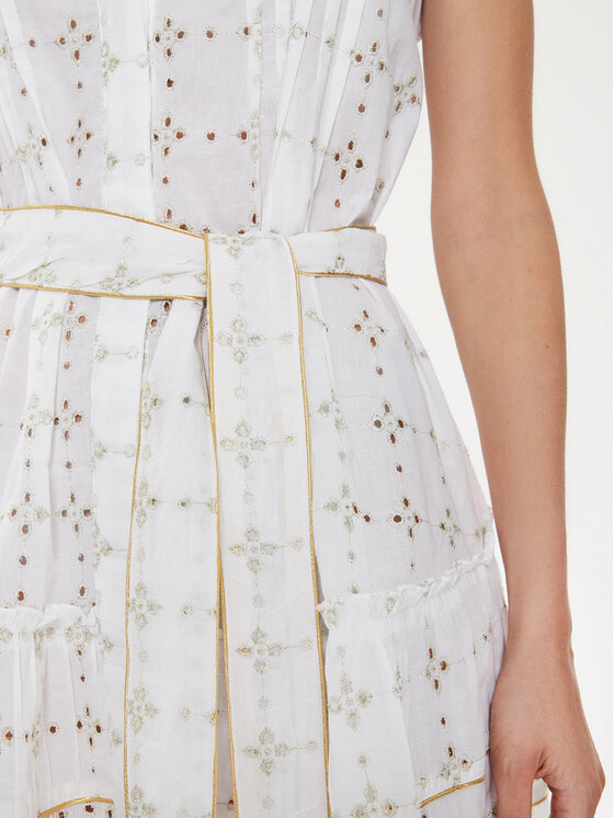 Iconique Iconique Sommerkleid Ilizia IC24-018 Weiß Regular Fit