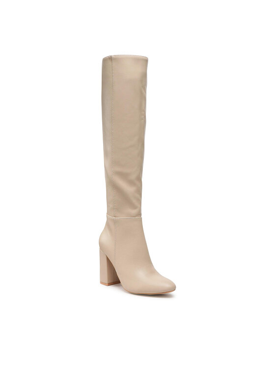 Cizme lungi muschetar DeeZee H190101-01 Bej
