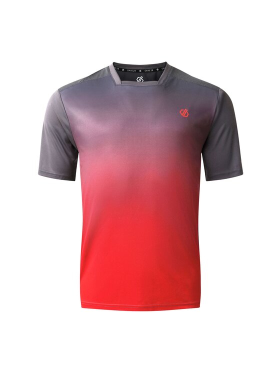 Dare2B Dare2B T-Shirt Trackstand II Czerwony Short Fit