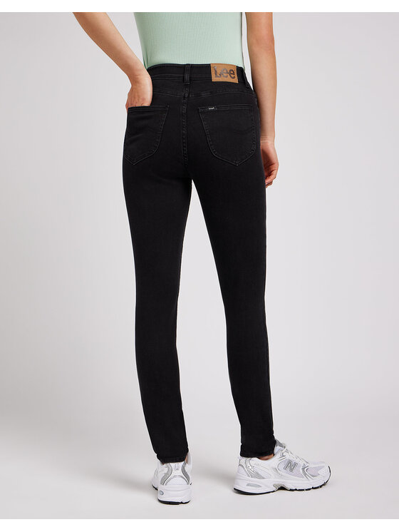 Lee Lee Jeansy ULC SKINNY Czarny Slim Fit