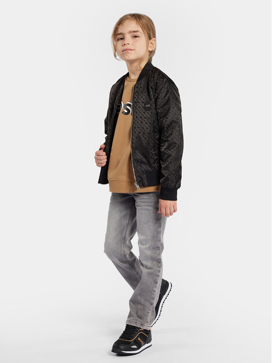BOSS Boss Bluză J50717 S Bej Loose Fit