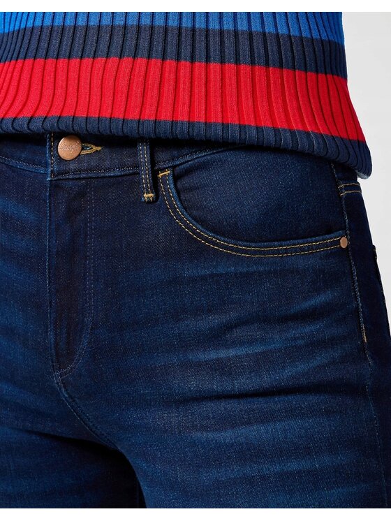 Wrangler Wrangler Jeansy Slim Niebieski Slim Fit